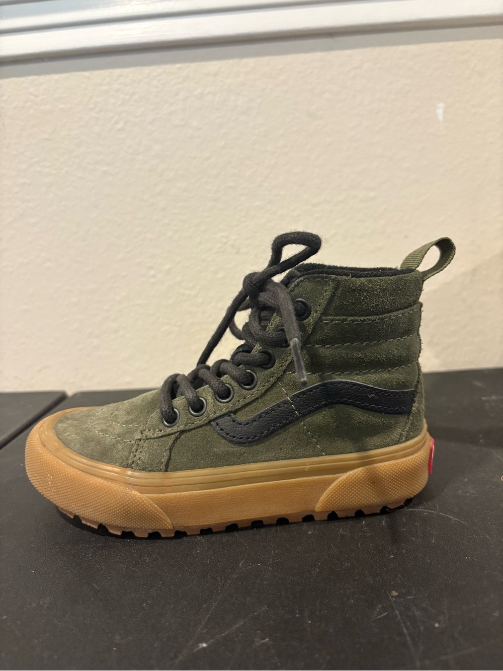 Vans MTE SK8‑Hi Water Resistant Little Kids High‑Top Shoe Green Sz 11.5 - Picture 4 of 9
